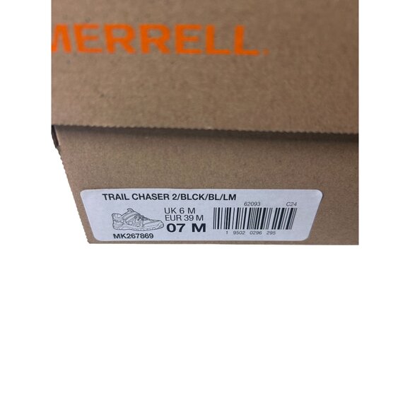 Merrell Big Kids Trail Chaser 2 Sneakers Size 7M Blue/Black/Neon NEW‎ - Picture 12 of 12